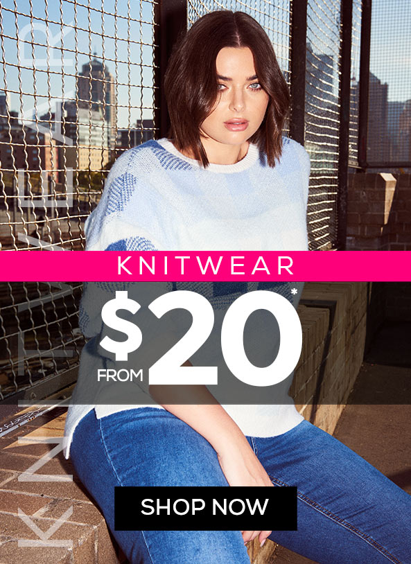 Knitwear from $20